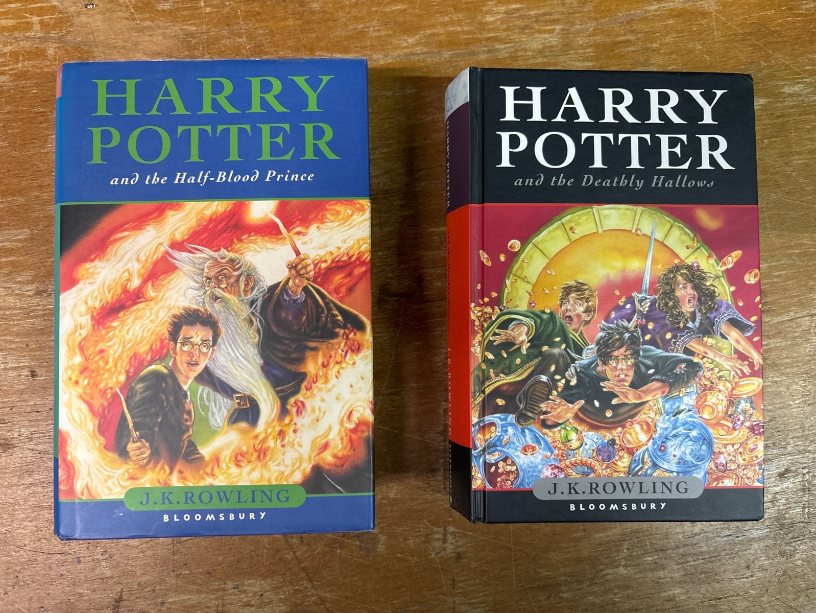 Harry Potter Eerste Edities: Halfbloed Prins & Relieken, Ophalen of Verzenden, Gelezen