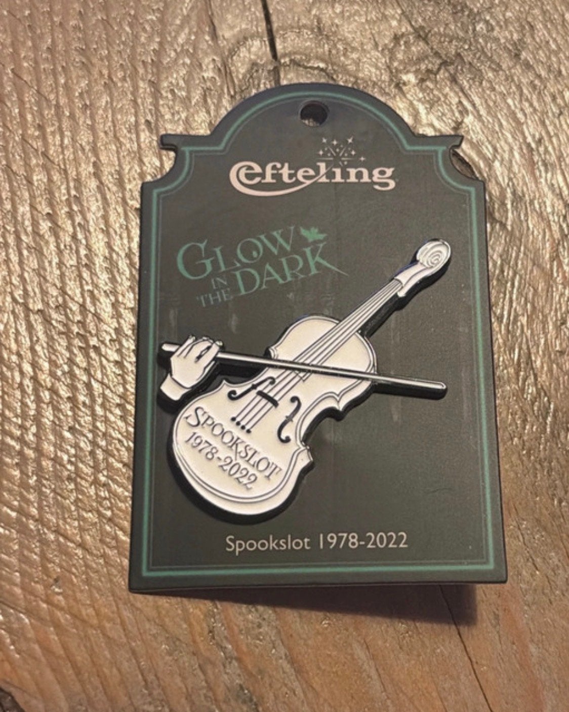 Efteling Spookslot Afscheid Pin Glow in the Dark, Ophalen of Verzenden, Nieuw