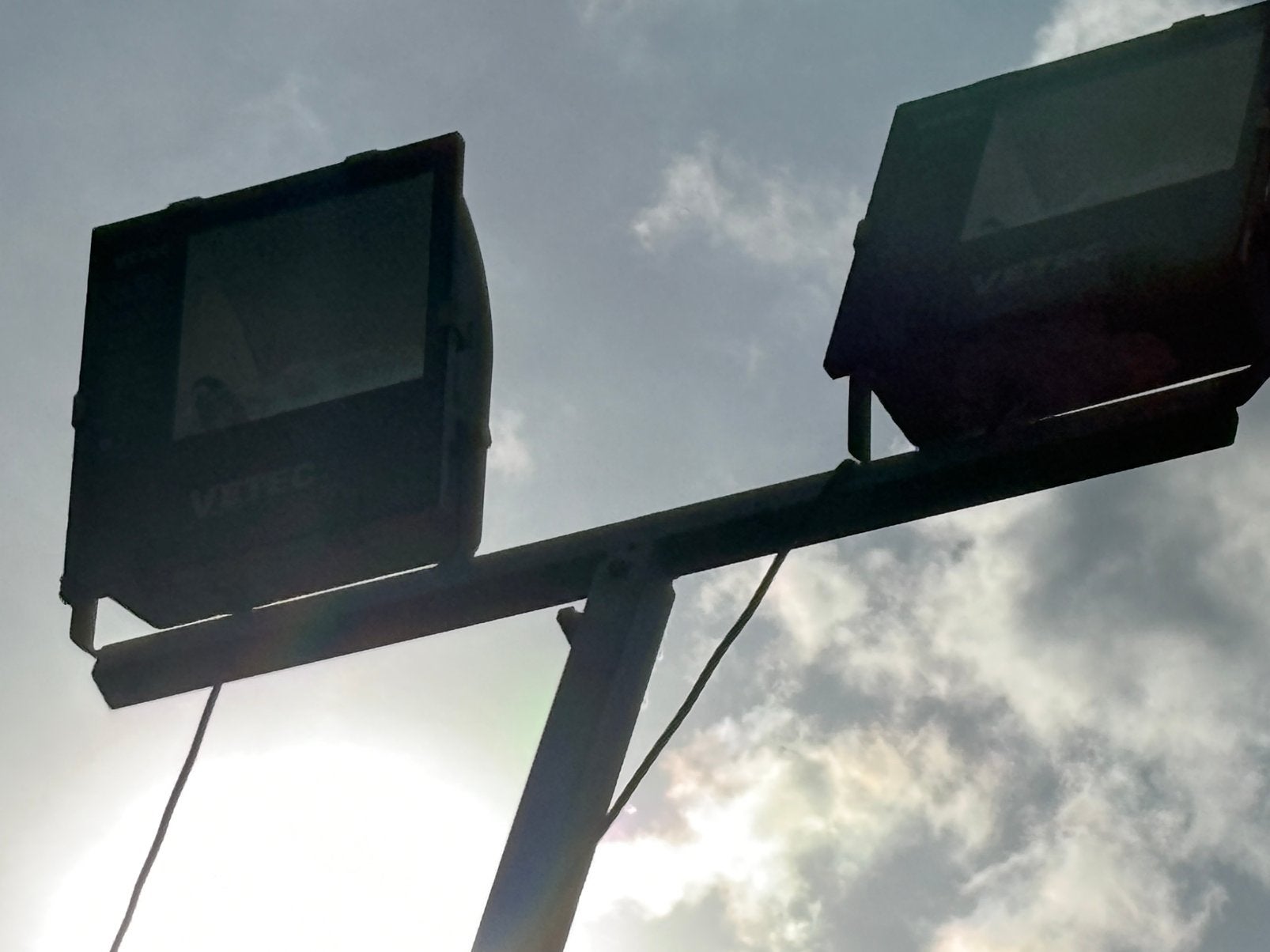 Lichtmast 12 meter, Ophalen of Verzenden, Zo goed als nieuw