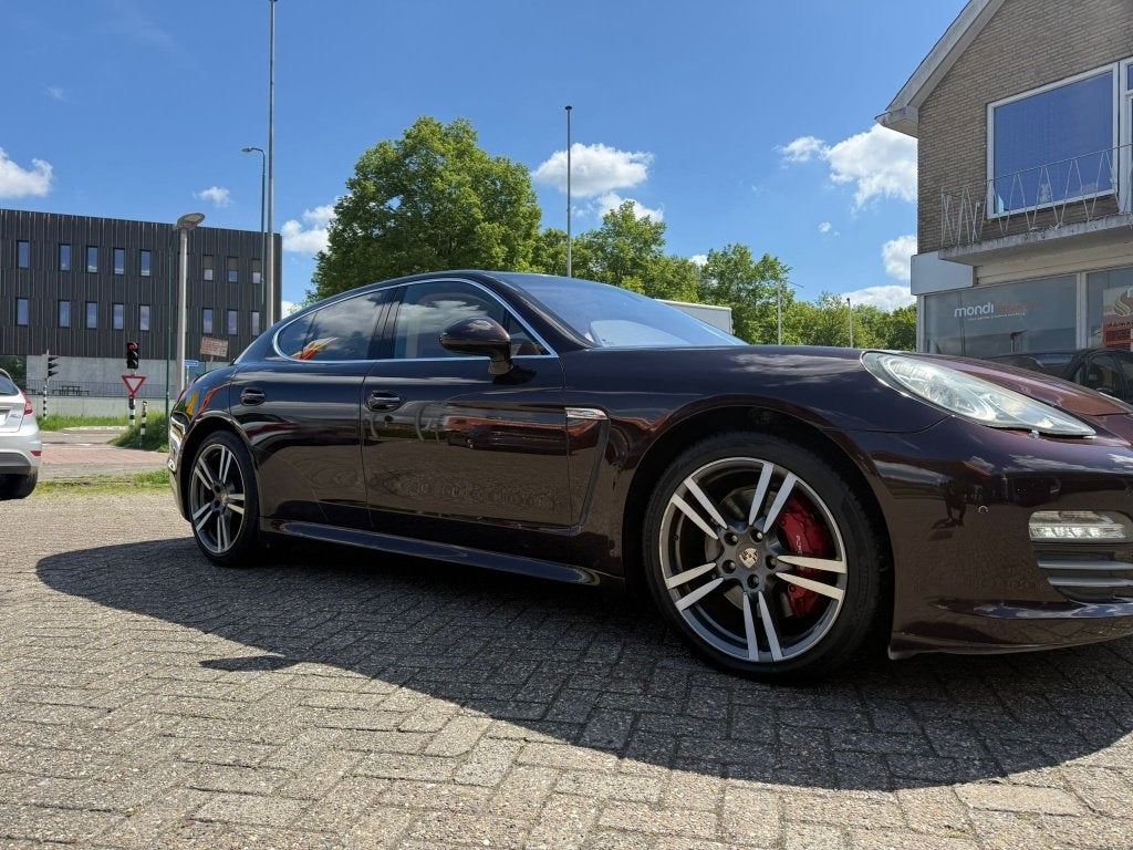 Porsche Panamera 4S 4.8 V8 – 400PK - Duitse papieren, Auto's, Porsche, Automaat, Euro 5, Bruin, Leder