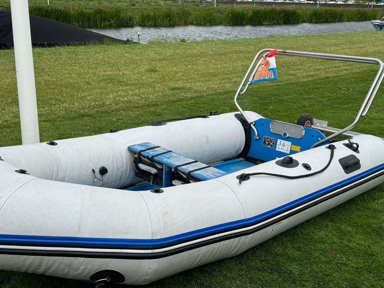 Zodiac 310 S Rubberboot met handtrailer, Gebruikt, Overige brandstoffen, Zodiac, Buitenboordmotor