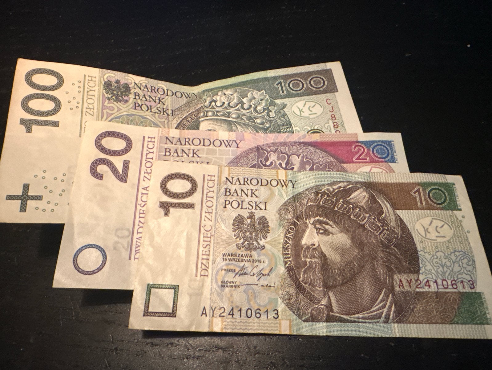 130 Poolse Zloty in wettig betaalmiddel (biljetten), Ophalen of Verzenden, Setje