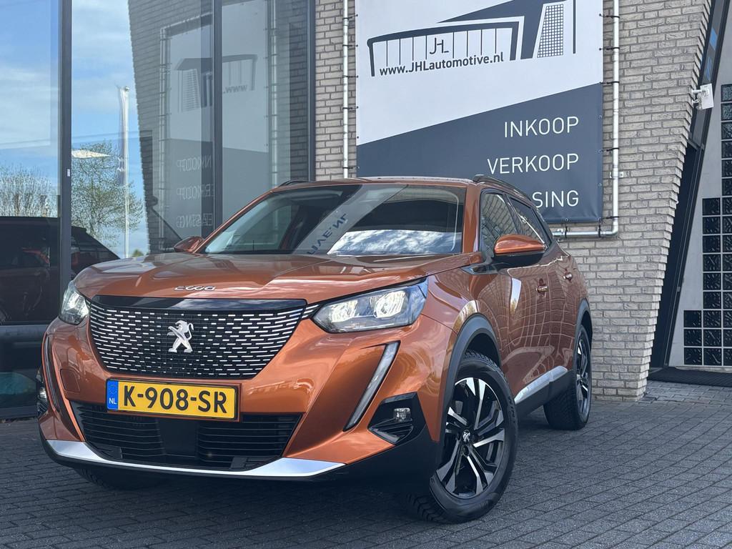 Peugeot 2008 1.2 Allure*130PK*NAVI*CAM*HAAK*ECC*CRUISE*, Auto's, Parkeersensor, Gebruikt, Euro 6, Leder en Stof