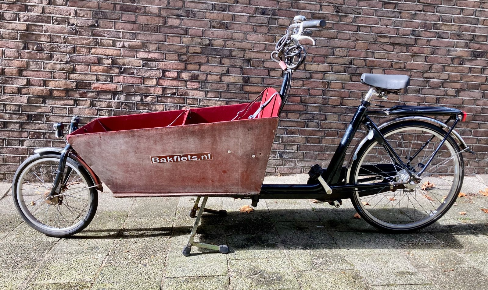 Bakfiets nl Cargo Long Classic met huif, Gebruikt, Huif, 3 kinderen, Ophalen