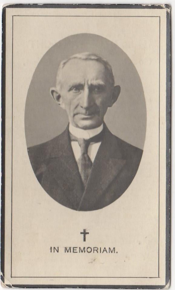 Hubertus van Acht 1868 Eindhoven-Acht + 1935 aldaar, 67 jaar, Verzenden