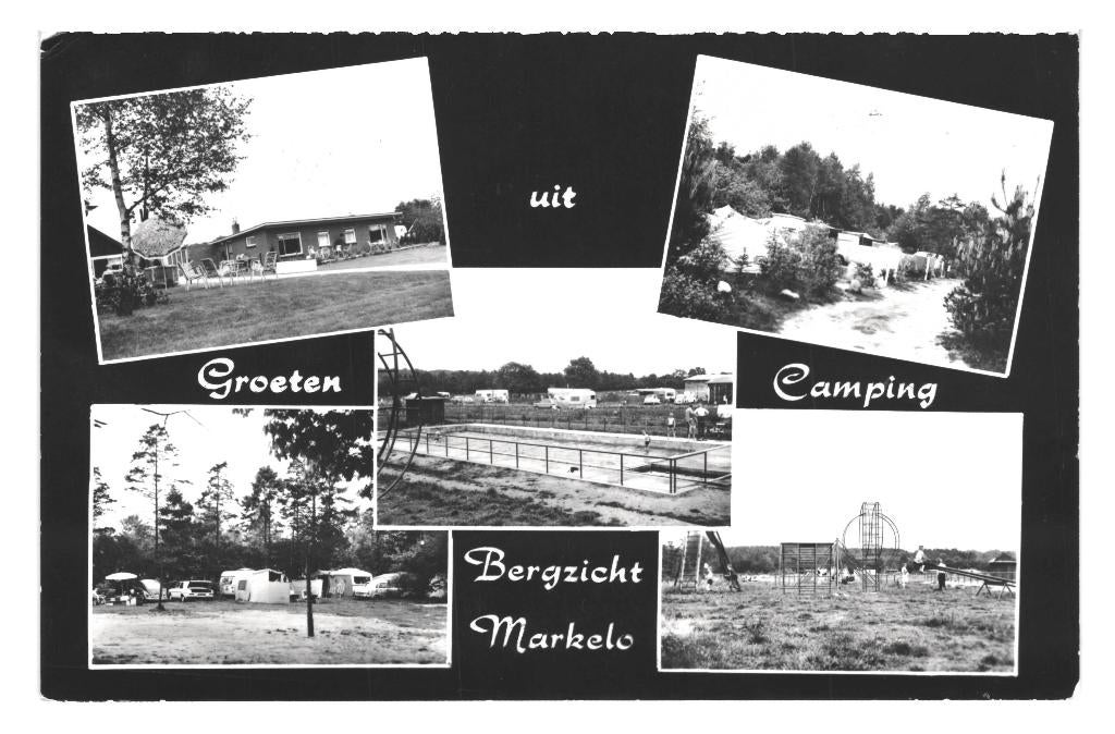 948084 Markelo 1971 camping Restaurant Bergzicht Gelopen, Ophalen of Verzenden, 1960 tot 1980, Gelopen, Overijssel