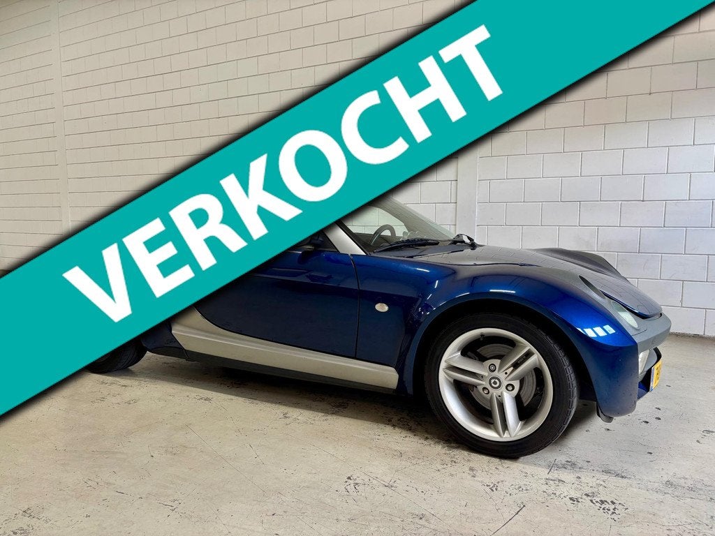 Smart Roadster 0.7 BJ.04|110pK|FLIPPERS|16Inch|Eibach verlaa, Auto's, Smart, Automaat, Gebruikt, Zwart, Elektrische ramen