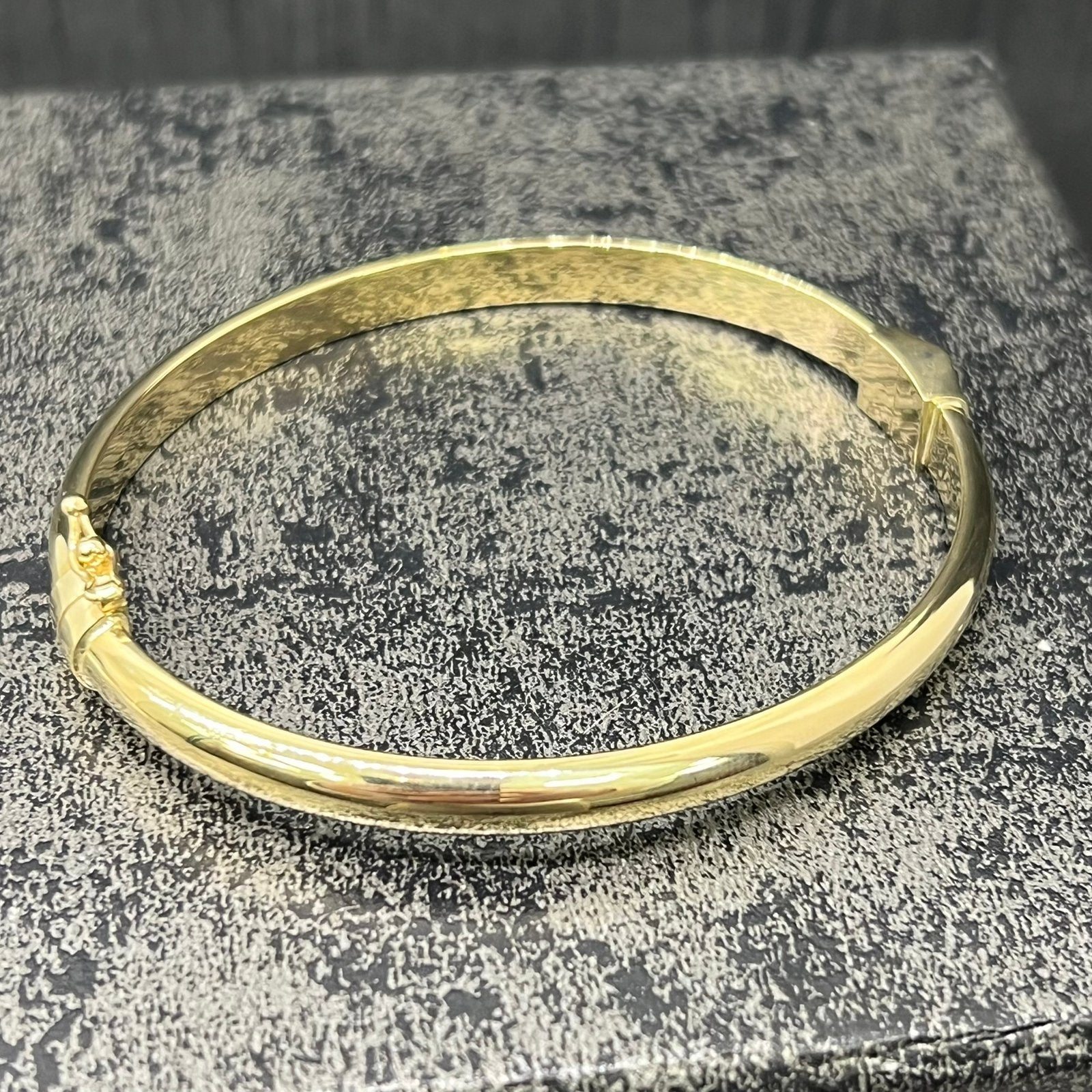 14k gouden slavenarmband prachtig armband, Sieraden, Tassen en Uiterlijk, Ophalen of Verzenden, Zo goed als nieuw, Goud