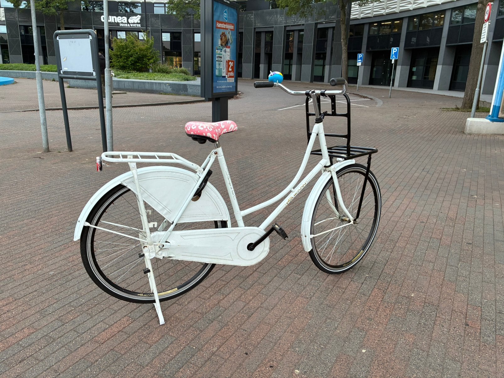 Witte 28 inch omafiets., Fietsen en Brommers, 56 cm of meer, Ophalen, Zo goed als nieuw