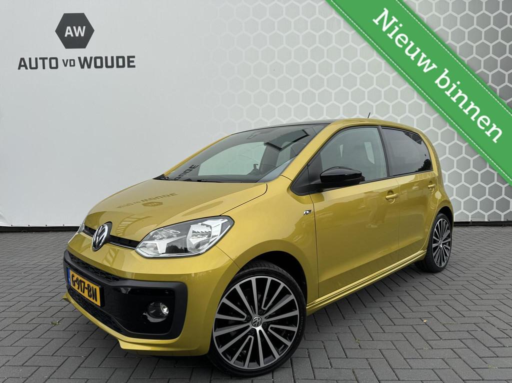 Volkswagen 1.0 BMT high up! R-line Stoelverwarming 2019 NAP, Auto's, Volkswagen, Voorwielaandrijving, Stof, Gebruikt, 23 km/l