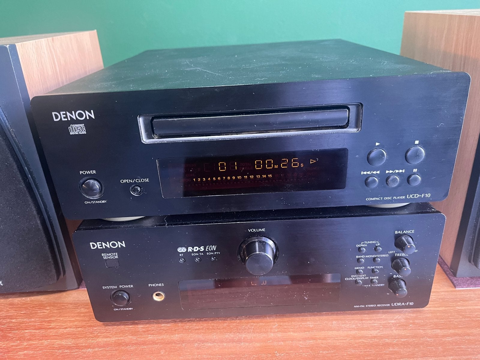Denon hifi set met tangent speakers, Ophalen, Speakers, Denon