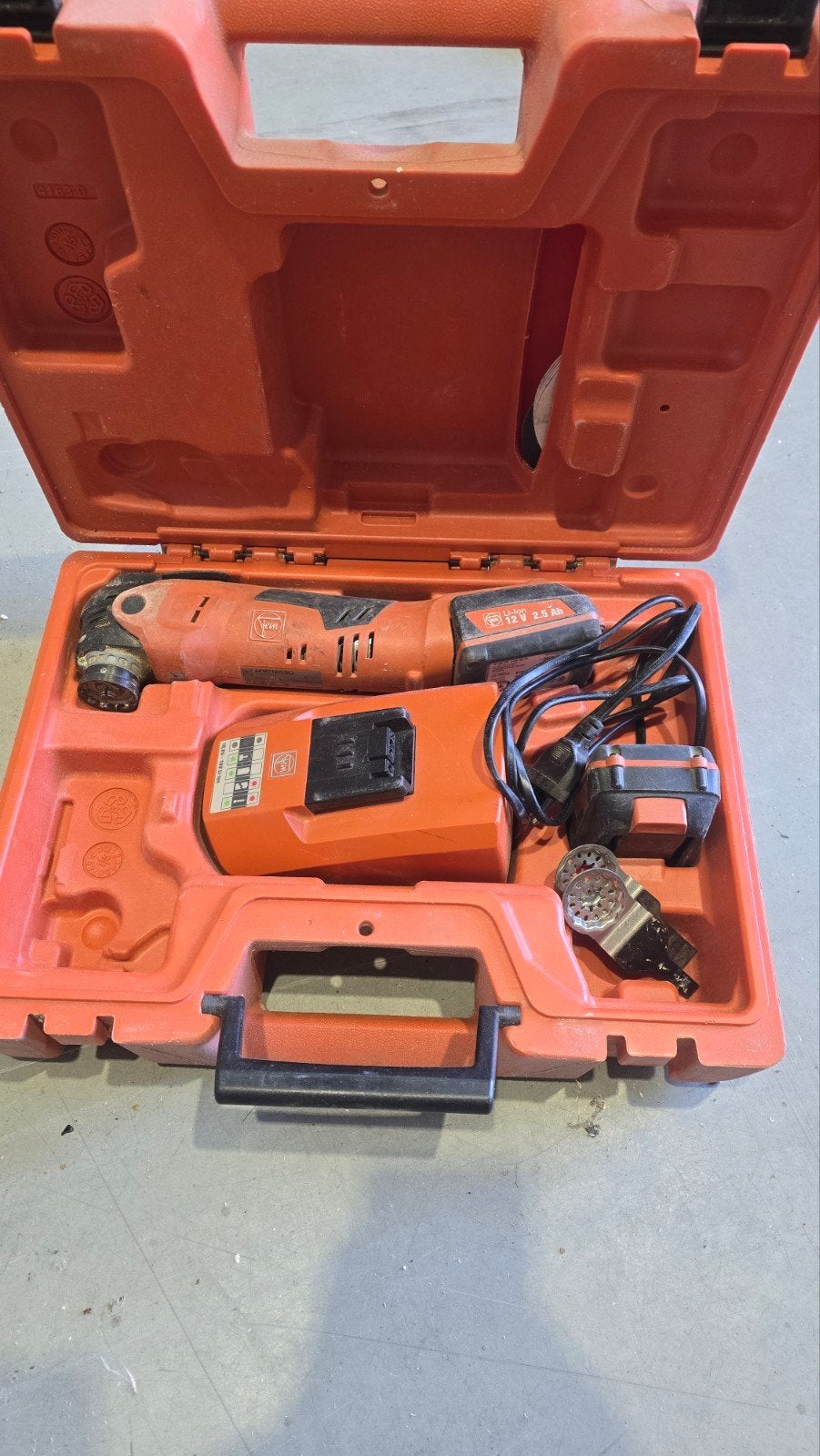 Fein Multimaster AFMT12Q(SL) met 2 accu's en lader, Doe-het-zelf en Verbouw, Ophalen of Verzenden