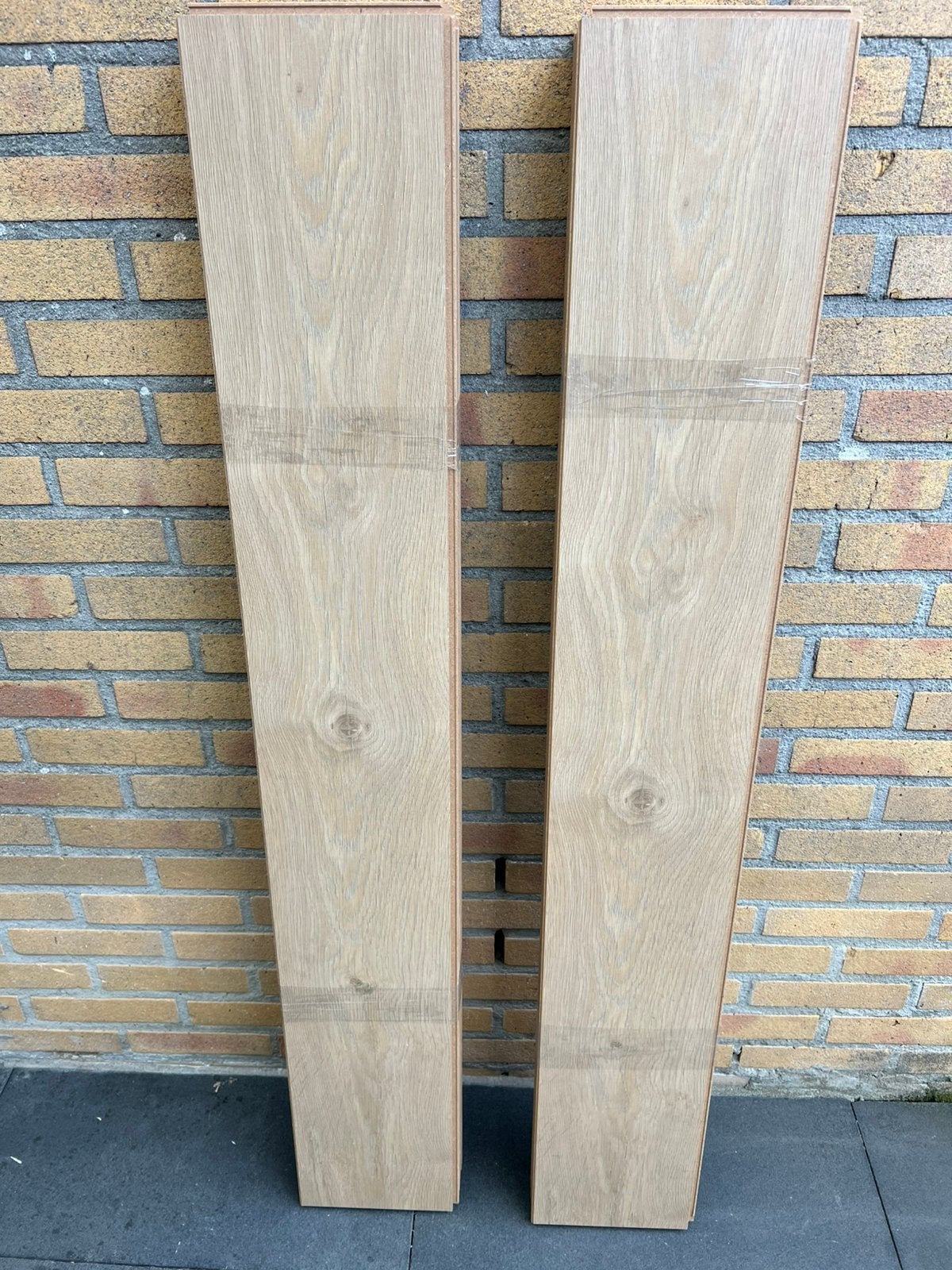 Quickstep 2 V Groef klik laminaat beige  kleur 90m2, Ophalen, 50 tot 150 cm, Zo goed als nieuw, 10 m² of meer