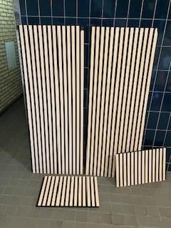 2stukken moderne lambrisering / akoestisch wandbekleding, Ophalen, Nieuw, Overige materialen, 20 tot 50 mm