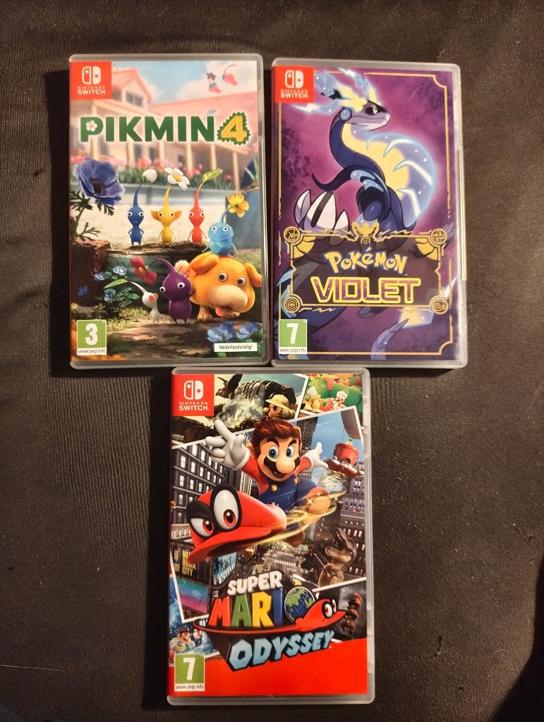Nintendo Switch spellen (Pokemon, Pikmin, Mario, ring fit), Spelcomputers en Games, Overige genres, 1 speler, Ophalen of Verzenden