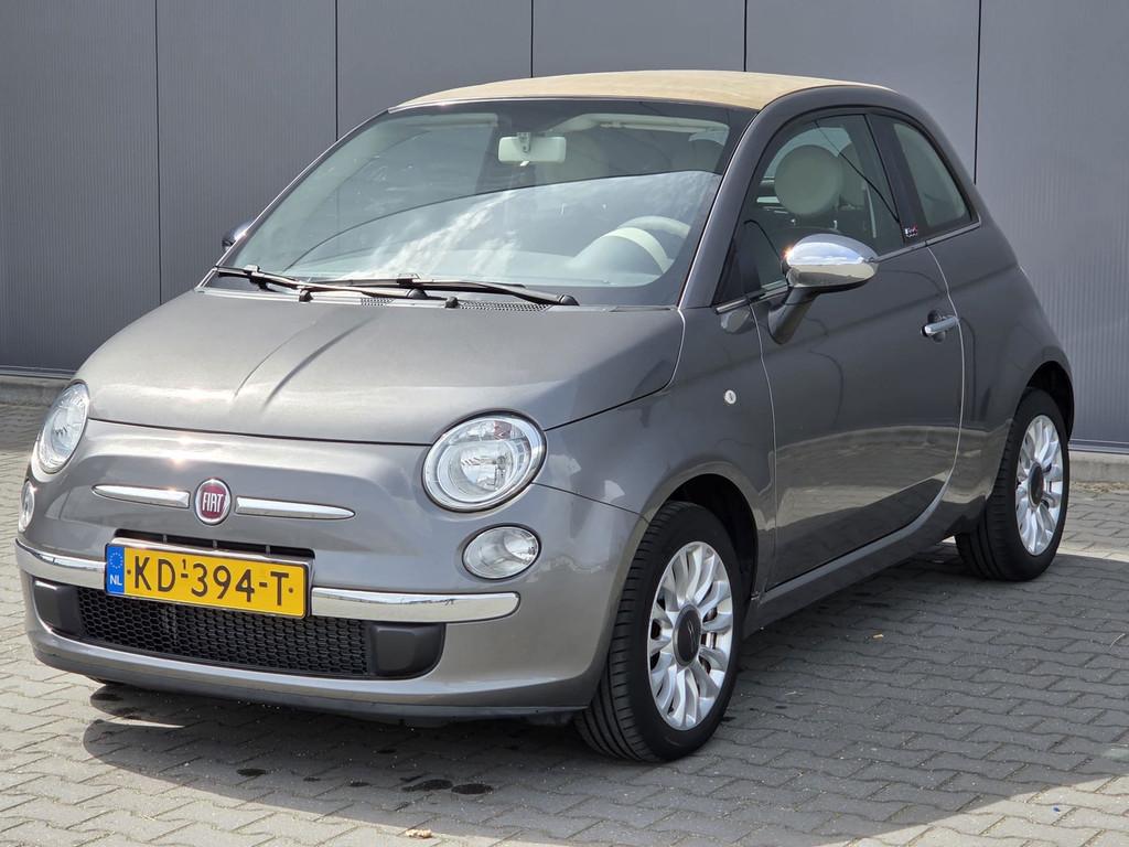 Fiat 500 C 1.2 Lounge Cabriolet, Auto's, Fiat, Bedrijf, Te koop, 500C, ABS, Airbags, Airconditioning, Bluetooth, Centrale vergrendeling