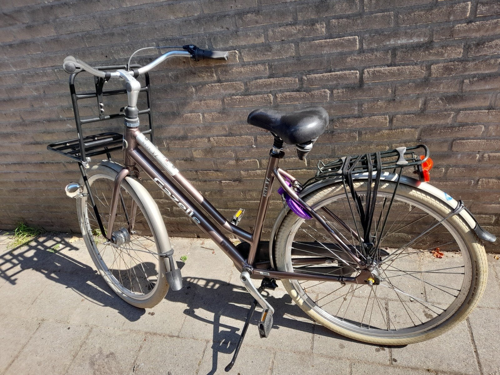 Gazelle Transportfiets Dames hoogte 52 cmes - Gebruikt, Ophalen, Gebruikt, Velgrem, Versnellingen