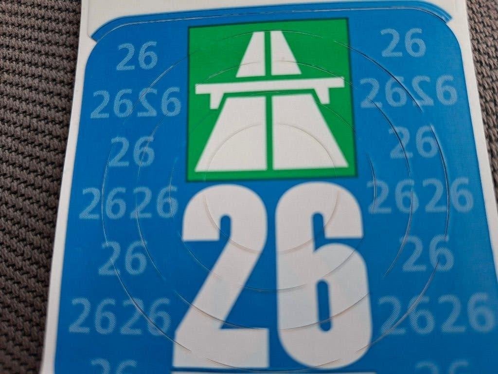 Wegenvignet voor Zwitserland 2026, Tickets en Kaartjes, Autovignetten, Eén persoon