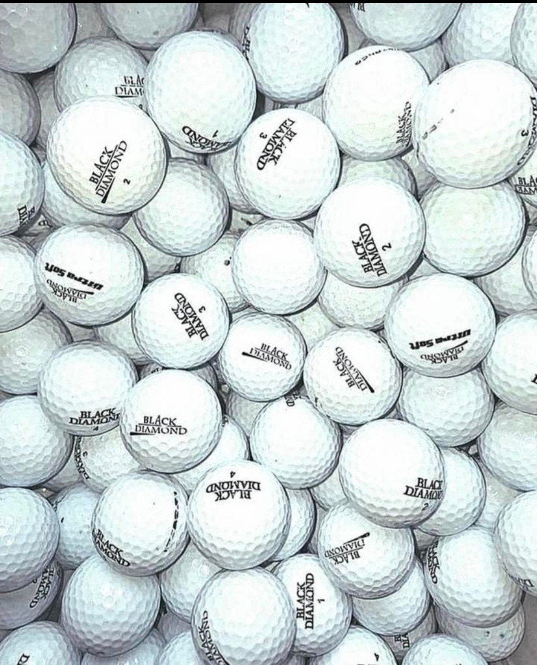 50 Black Diamond golfballen, Ophalen of Verzenden, Bal(len)