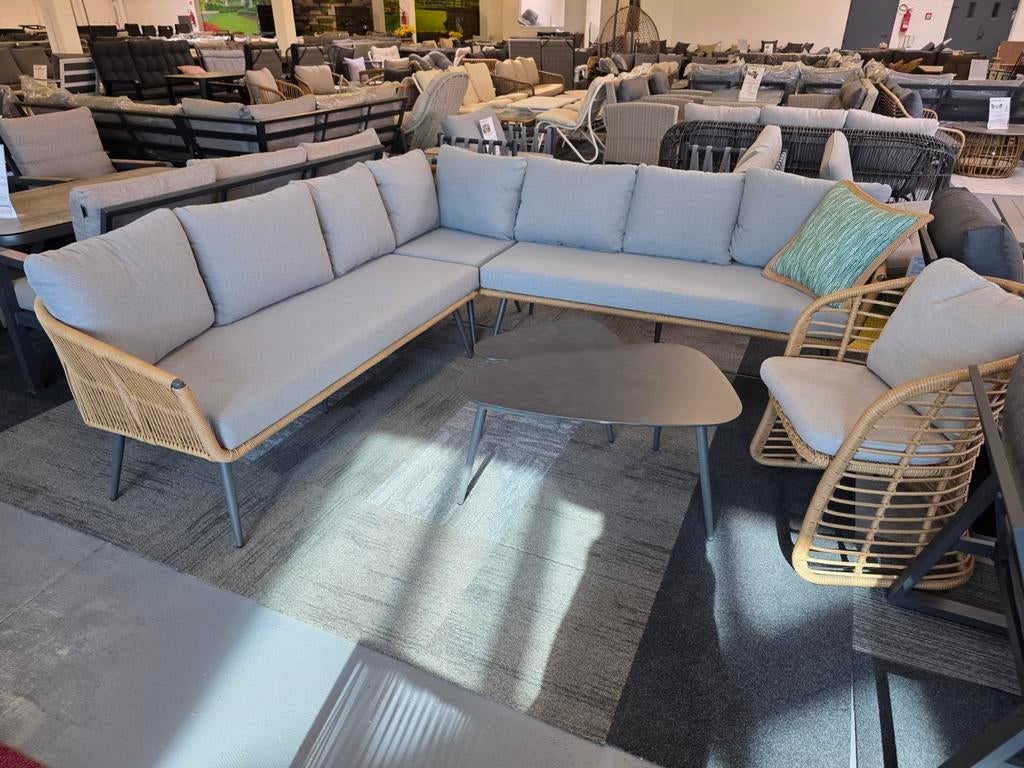 Mondial Living hoekloungeset, 7-persoons loungeset,, Ophalen of Verzenden
