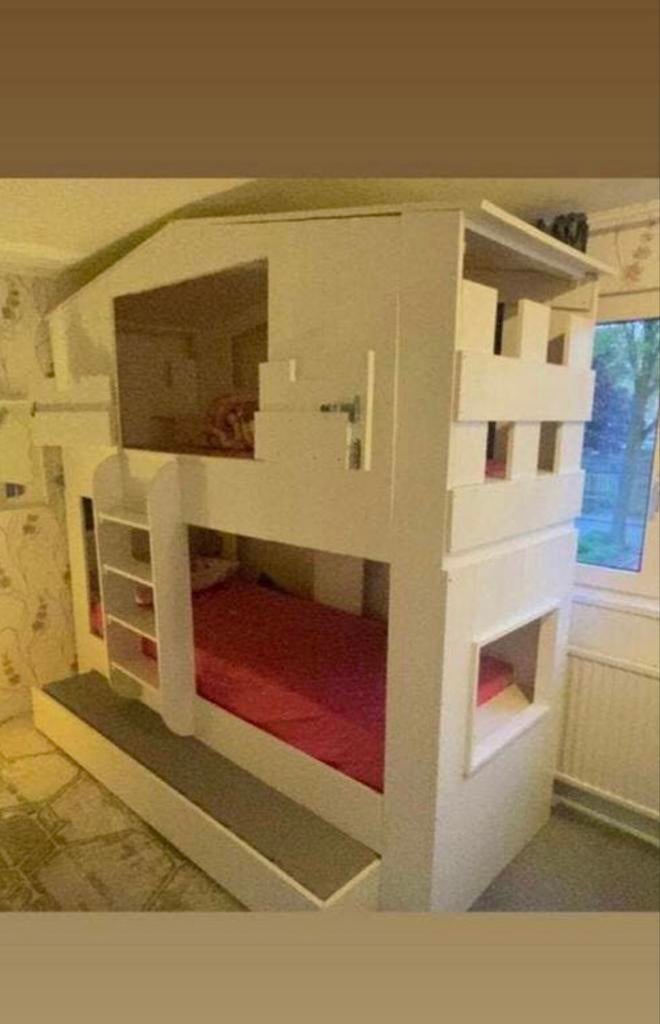 Mooi drie personen bed, Ophalen of Verzenden, Zo goed als nieuw