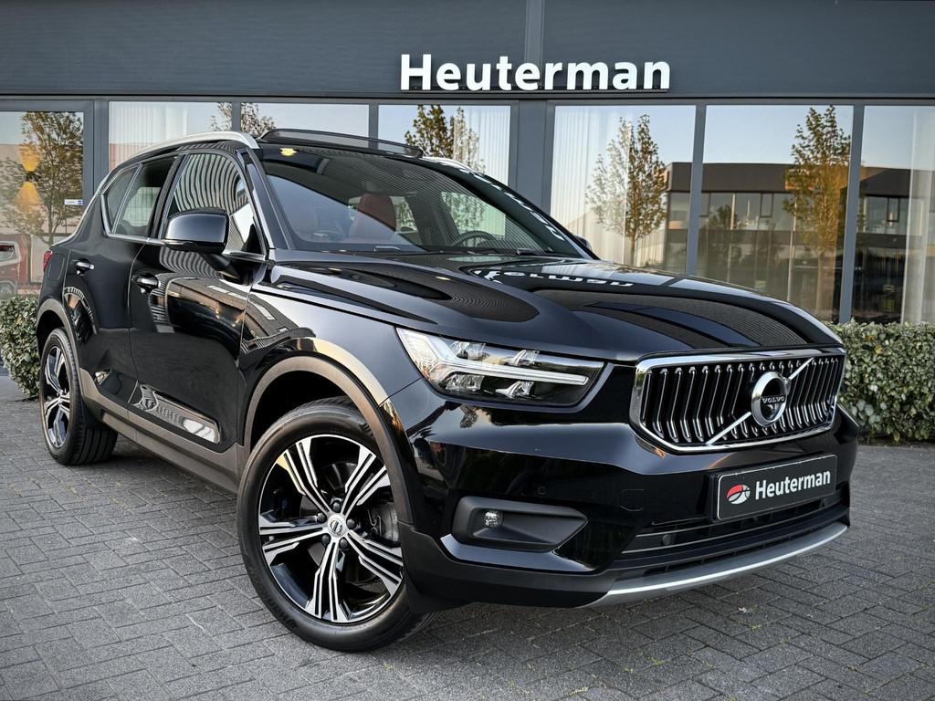 Volvo XC40 T4 Recharge Inscription/ Panodak/ Leder, Stof, Euro 6, 1712 kg, Zwart