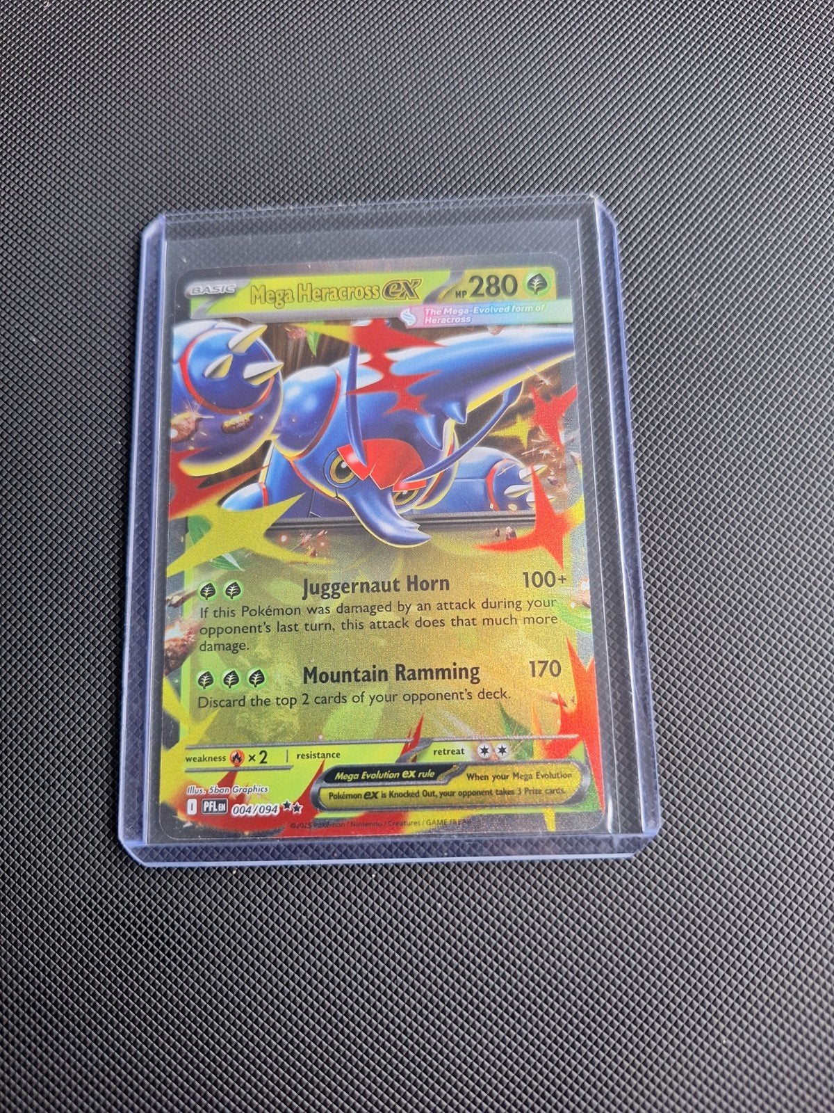 Mega Heracross ex 004/094, Ophalen, Zo goed als nieuw