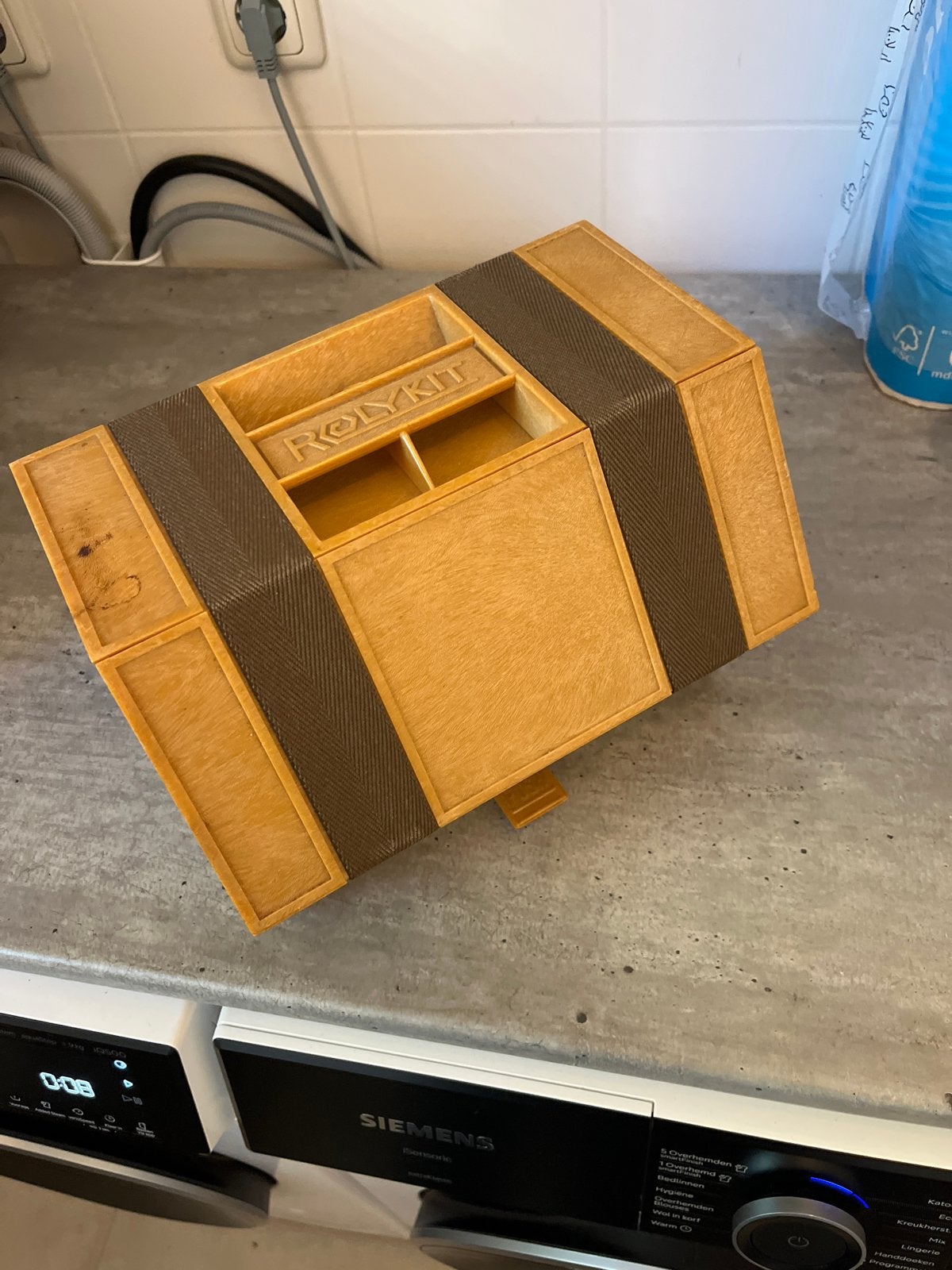 Vintage Rolykit opbergdoos - Samuel Meijering design, Ophalen of Verzenden