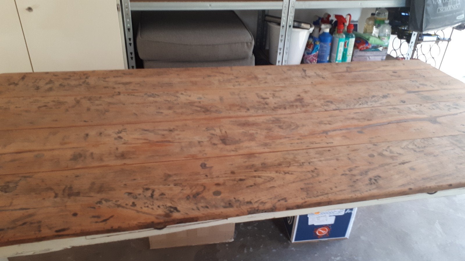 Mooie landelijke brocante eettafel., Ophalen