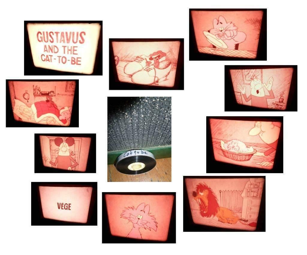 16mm film - Gustav - Cat To Be - kleur - mooi - geluid -, Ophalen of Verzenden, 16mm film