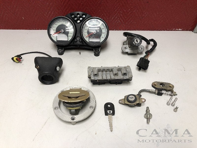 Slotenset Ducati Monster 800 S i.e 2003 (M800S i.e) 2002, Motoren, Onderdelen | Ducati, Cama Motorparts, Gebruikt, Info@cama-motorparts.nl
