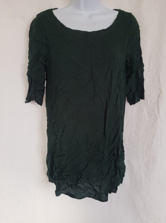 Leuk donkergroen t-shirtje mt XS/S merk American Apparel, Kleding | Dames, T-shirts, ., Ophalen of Verzenden, Zo goed als nieuw