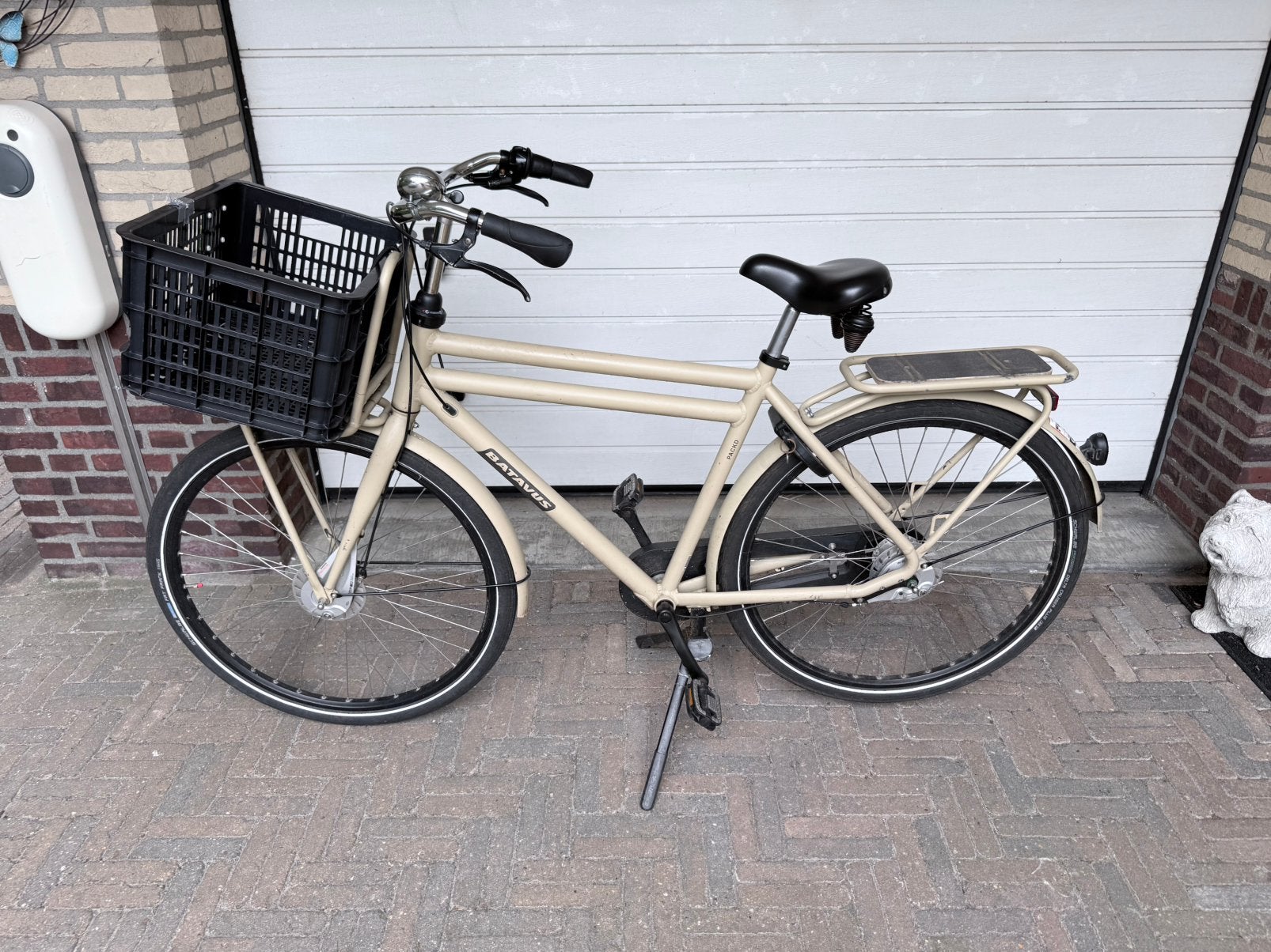 Batavus Packd, Terugtraprem, Gebruikt, Handrem, Ophalen