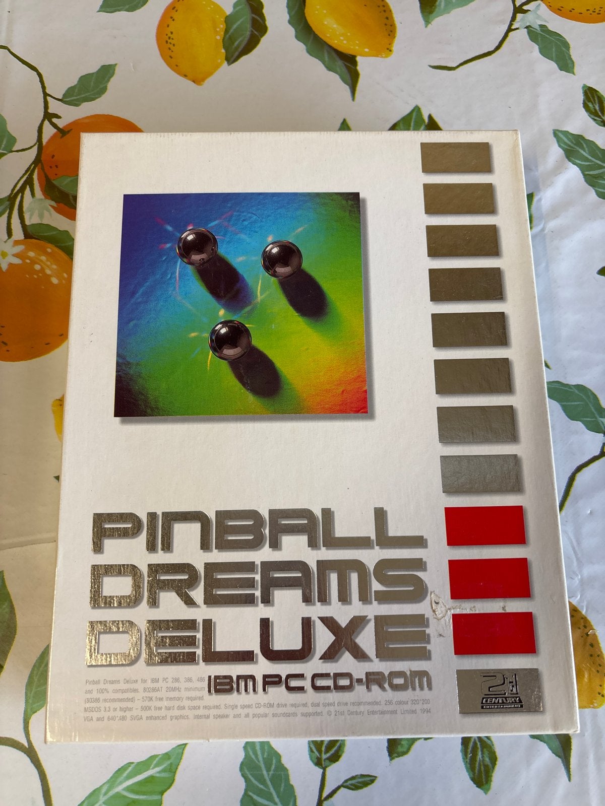 Pinball Dreams Deluxe IBM PC CD-ROM - Klassiek Flipperplezie, Overige genres, 1 speler, Ophalen of Verzenden, Zo goed als nieuw