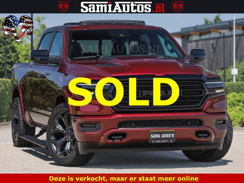 Dodge Ram DELMONICO | LIMITED NIGHT 5.7 V8 | BOM VOL | HUD |, Automaat, Gebruikt, 5654 cc, Met garantie (alle)