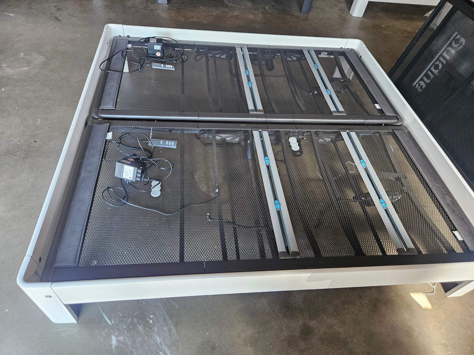 Zgan Auping auronde 200×200 cm 1000/1500/2000   vol electric, Verstelbaar, Overige kleuren, Tweepersoons, Ophalen of Verzenden