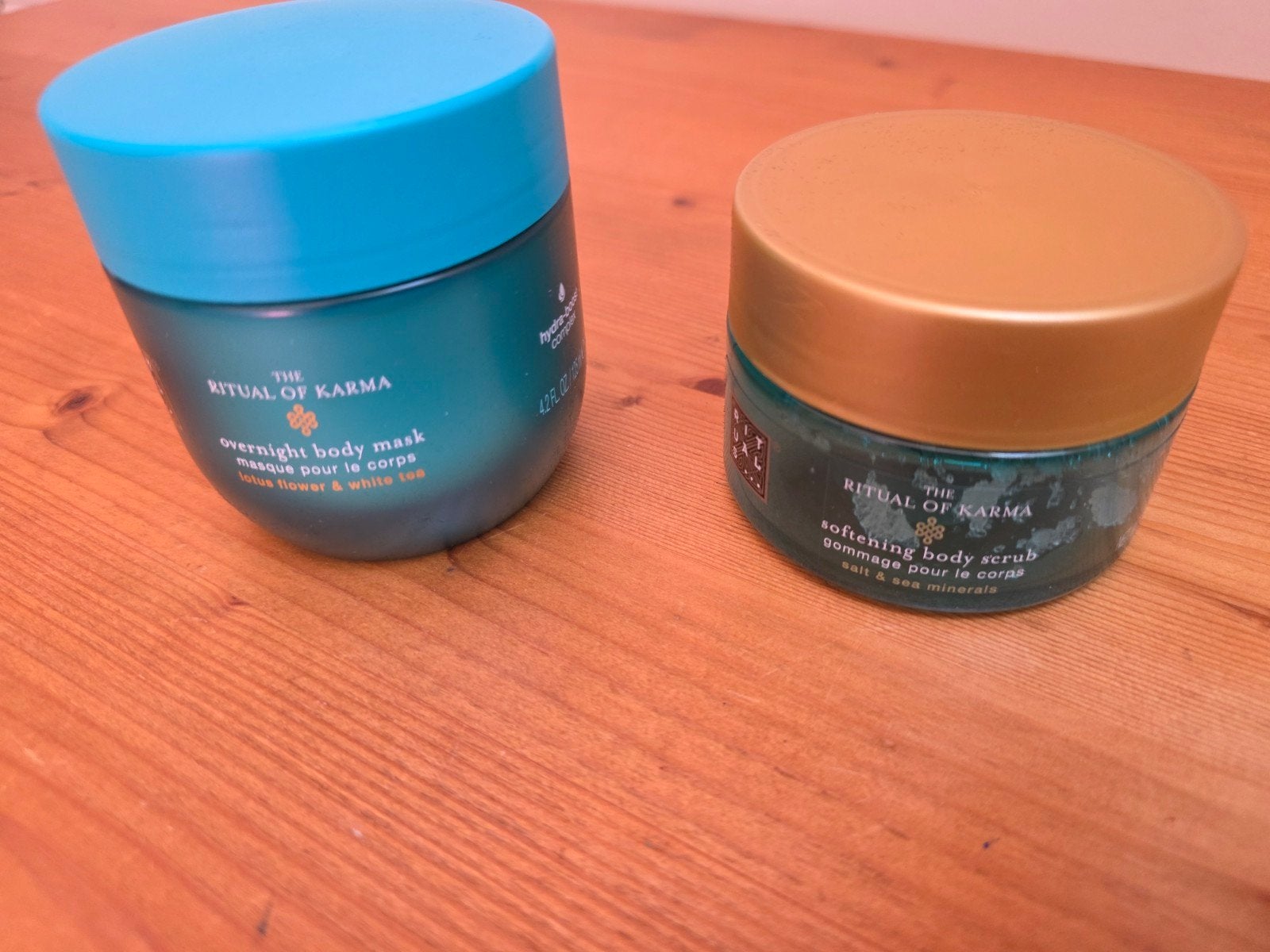 Rituals of Karma: Overnight Body Mask & Body Scrub (Nieuw), Ophalen of Verzenden, Nieuw, Bodylotion, Crème of Olie