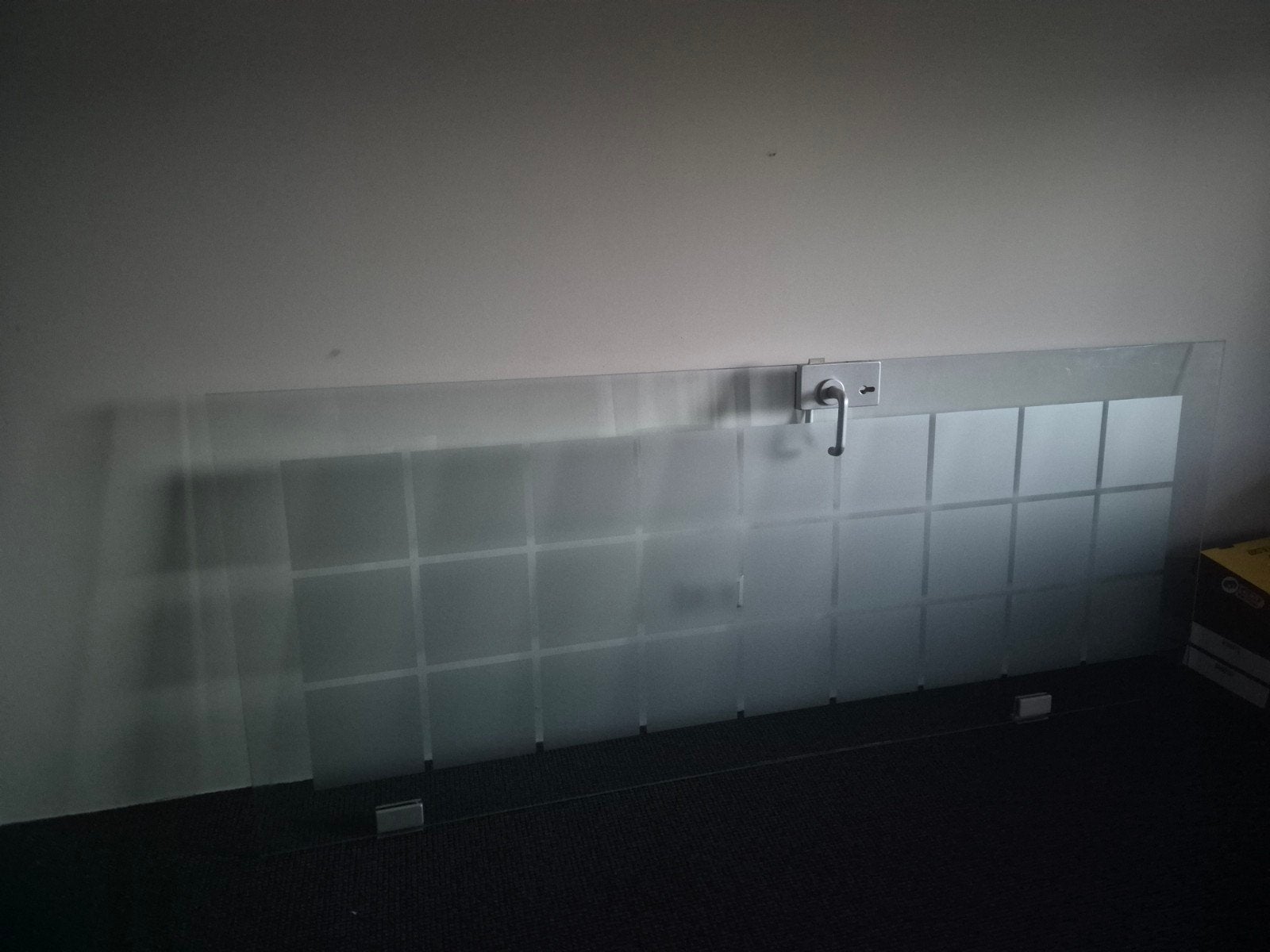 Glazen binnendeur en beslag, Doe-het-zelf en Verbouw, Deuren en Horren, Ophalen, 80 tot 100 cm, Binnendeur, 200 tot 215 cm