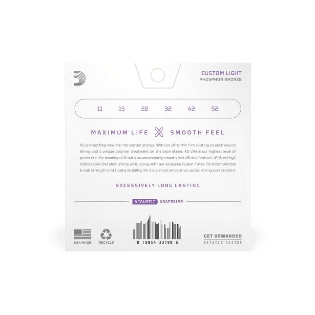 D'Addario XSAPB1152 Custom Light westerngitaar snaren, ., Nieuw, Ophalen of Verzenden, .
