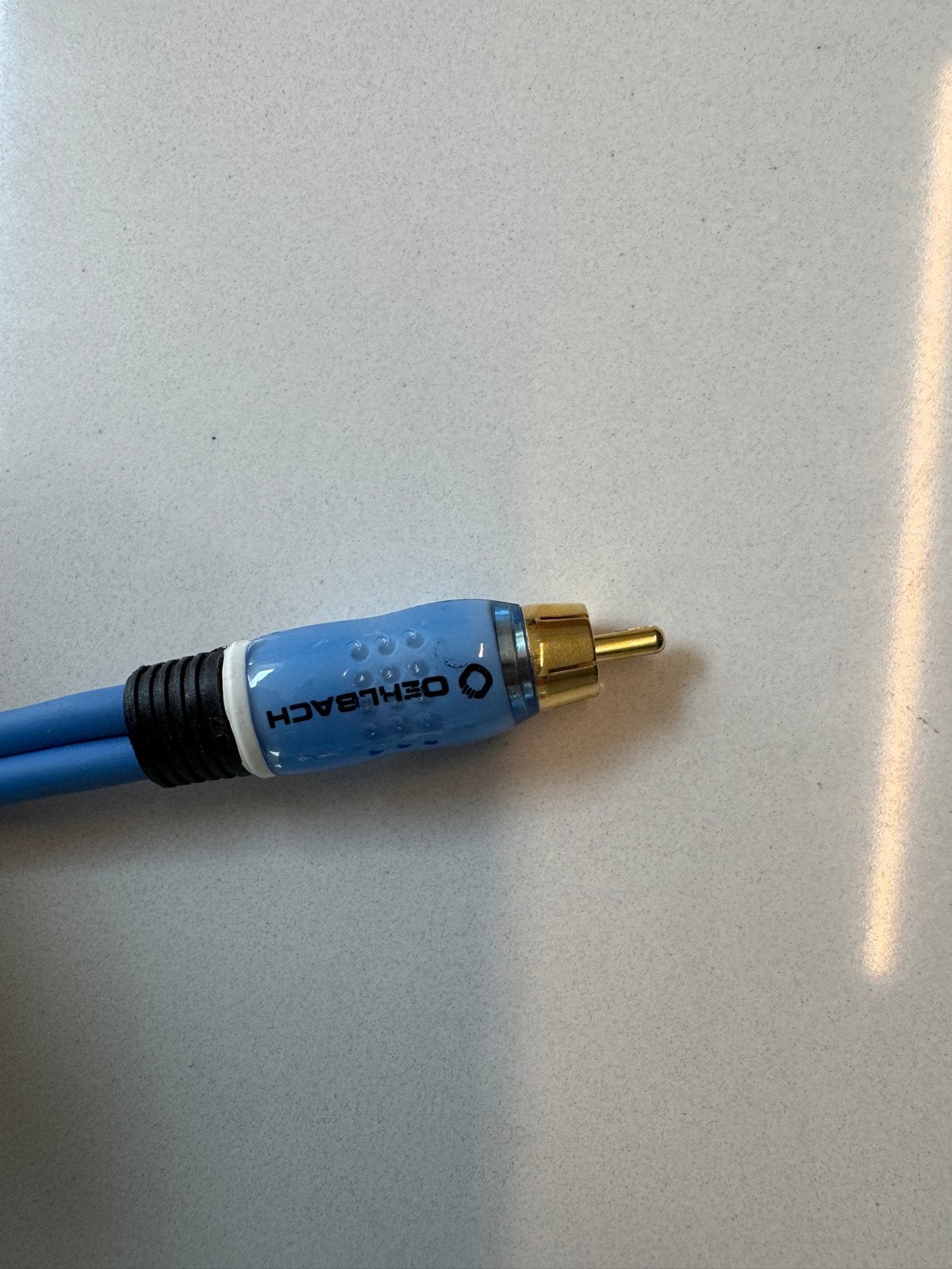 Oehlbach Subwooferkabel Y - BOOOM! - lengte 10 meter, Ophalen of Verzenden, Zo goed als nieuw, 5 tot 10 meter, Overige kabels