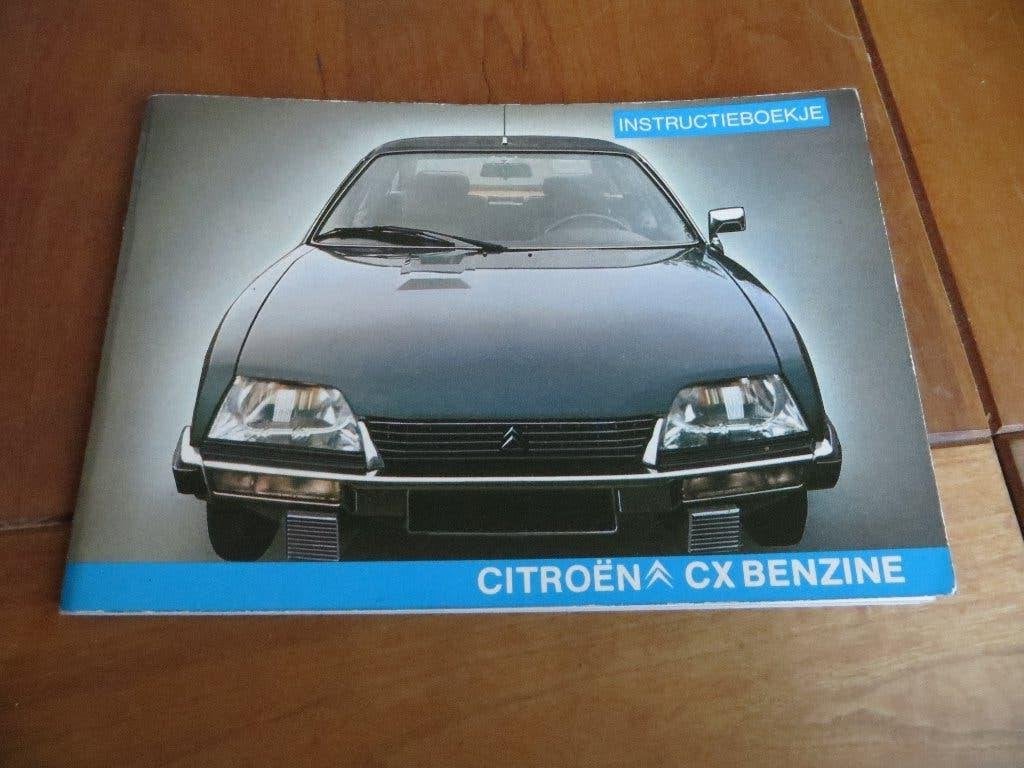 Instructieboek Citroen CX benzine, CX Break 1979, zeer mooi!, Ophalen of Verzenden