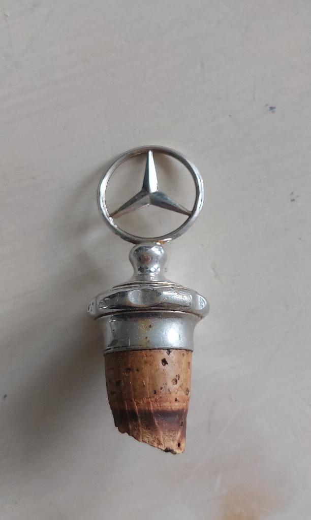 Oude flessenstop Mercedes Benz embleem, Ophalen, Mercedes-Benz