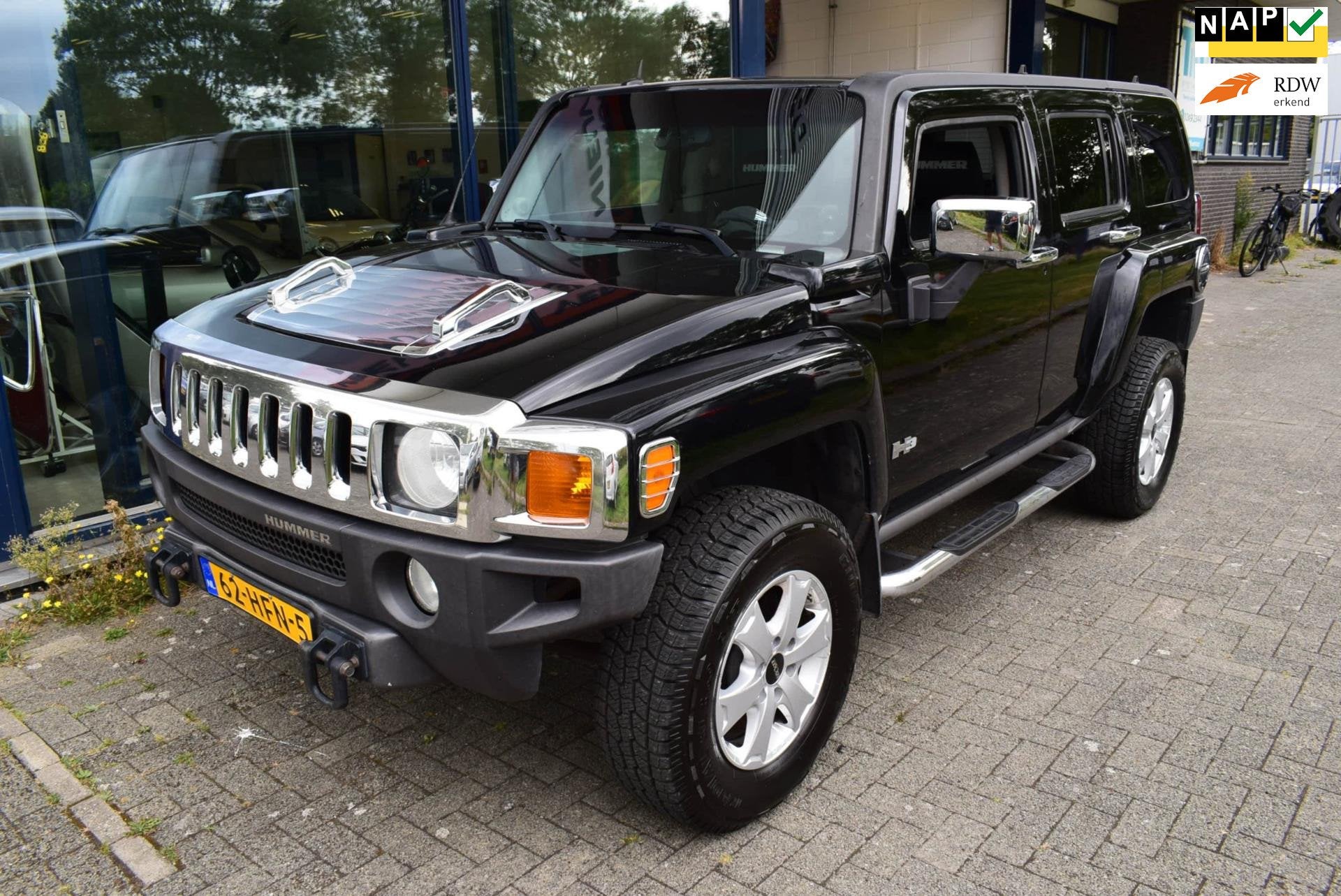 Hummer H3 3.5 Comfort, Gebruikt, 138 €/maand, Zwart, Bedrijf