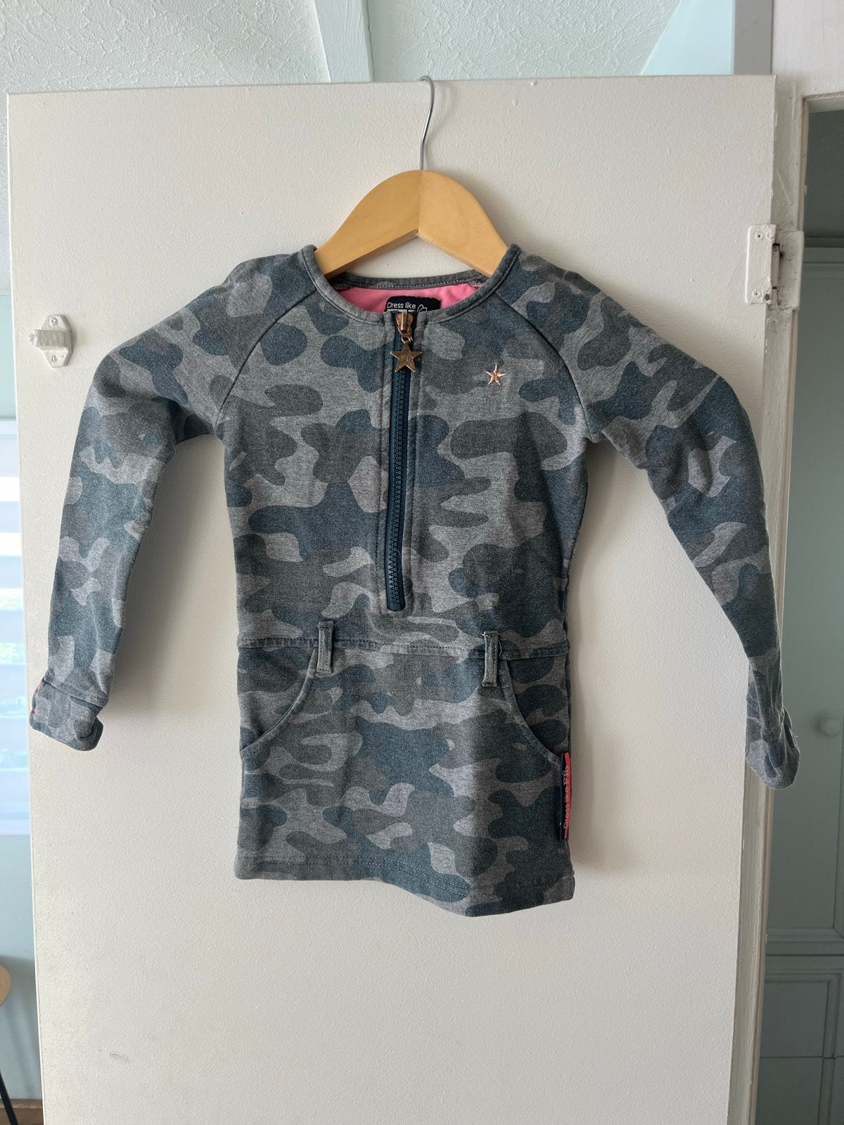 Flo camouflage jurk, Ophalen of Verzenden, Zo goed als nieuw, Meisje