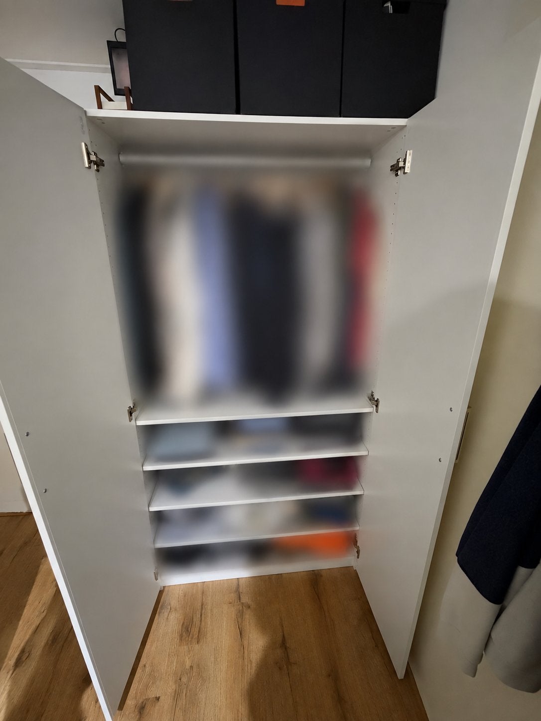 Pax kast 2mx1mx0,6m, Ophalen, Overige materialen, Met deur(en), Gebruikt