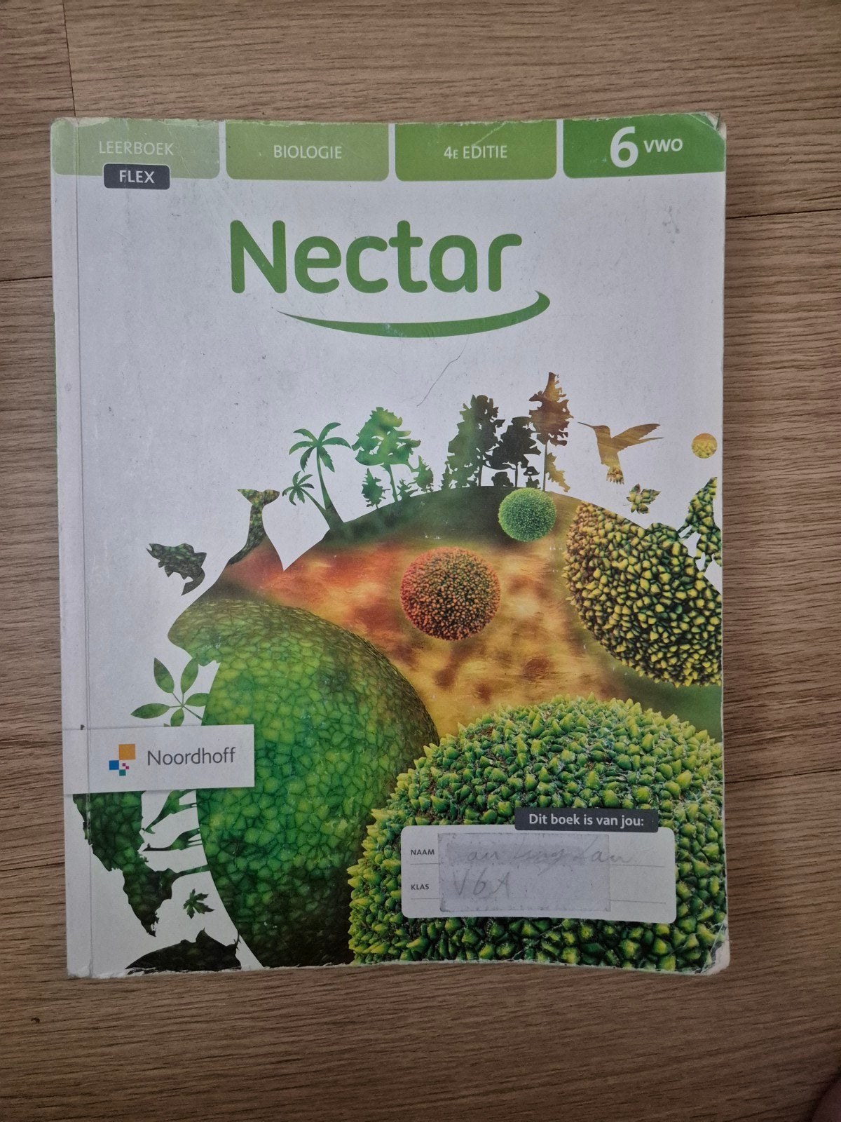 Nectar Biologie 6 VWO 4e editie - Leerboek FLEX, Boeken, Verzenden, Gelezen