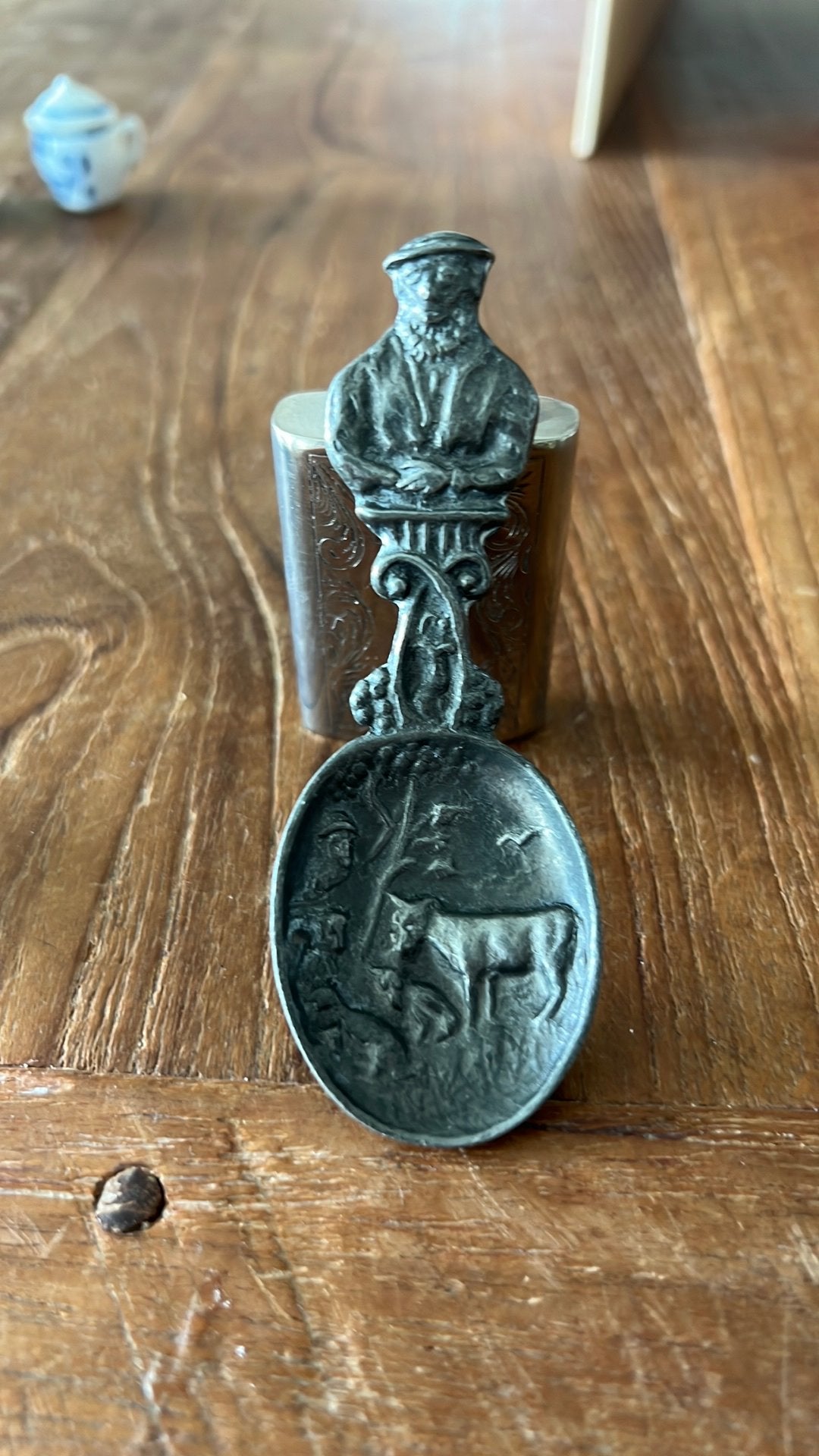 Tinnen lepel, Ophalen of Verzenden
