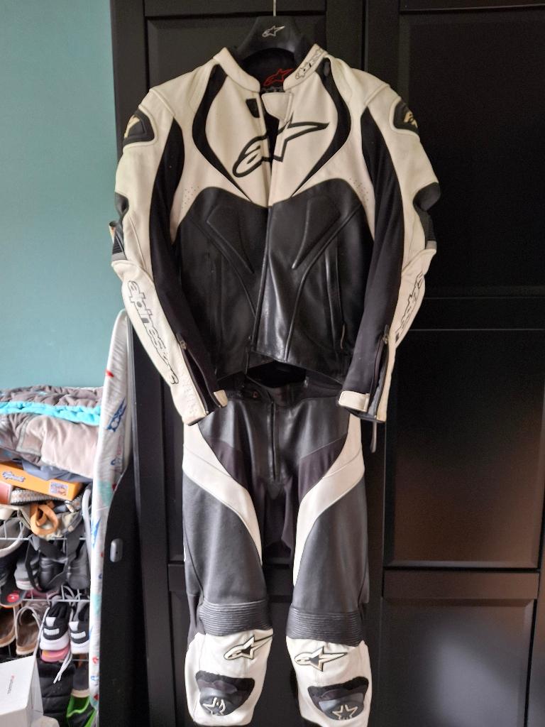 Leren motor pak, Motoren, Kleding | Motorkleding, Ophalen, Alpinestars, Tweedehands, Heren