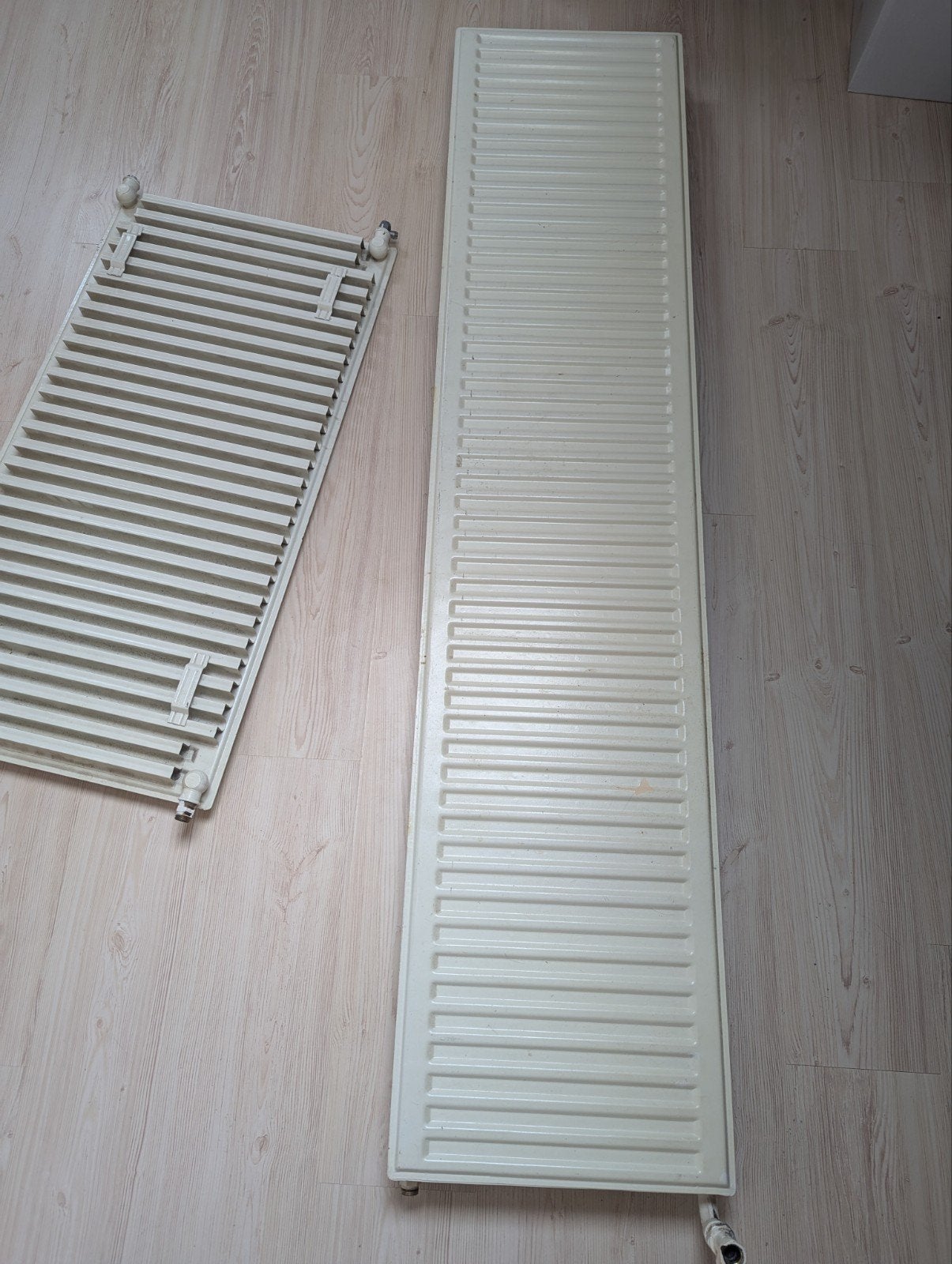 2 stalen paneelradiatoren – 100x50 cm en 180x40 cm, Ophalen, 150 cm of meer, Radiator, 30 tot 80 cm