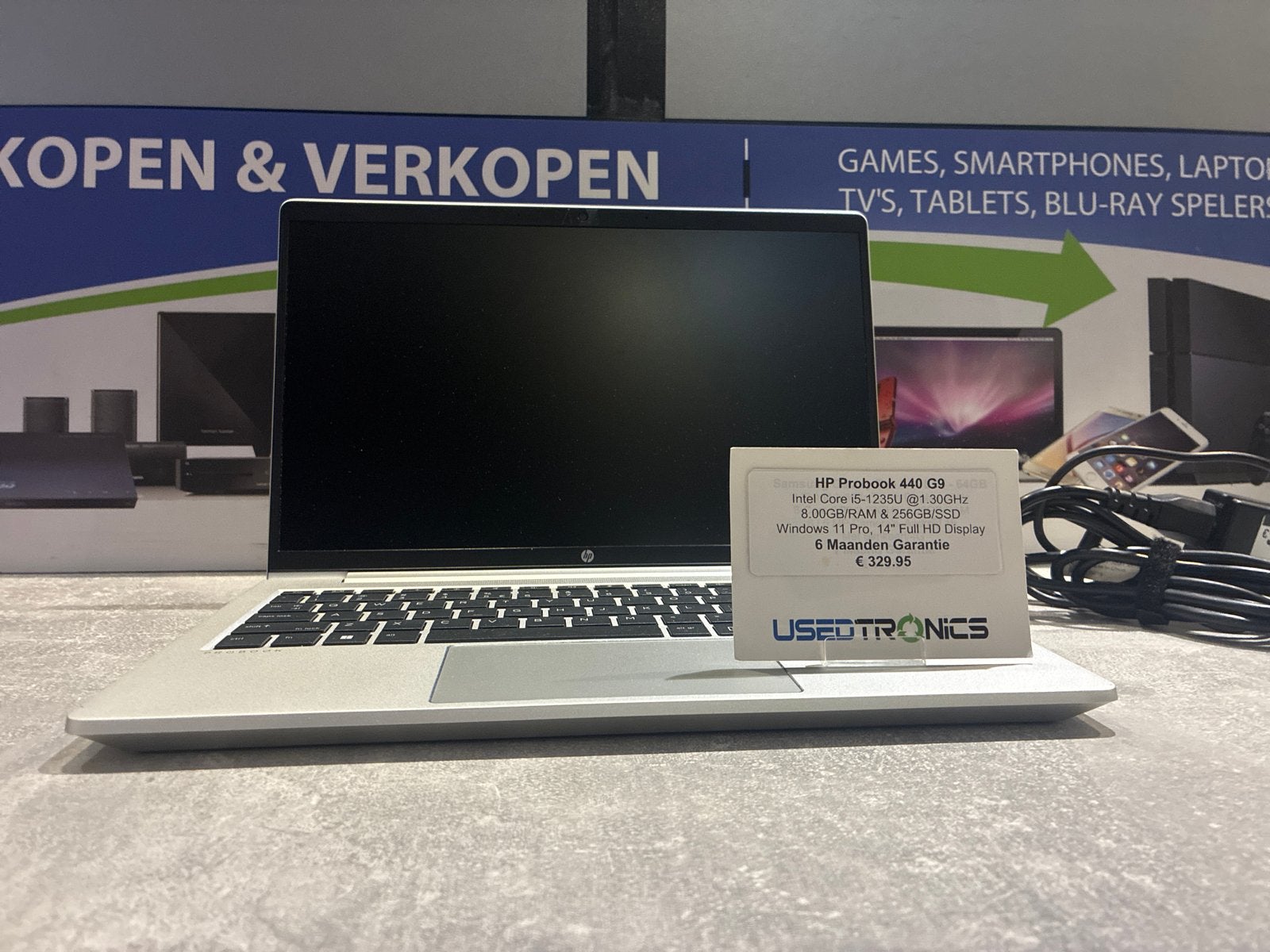 HP Probook 440 G9 - i5-1235U, 8GB RAM, 256GB SSD, 14" FHD, Computers en Software, Qwerty, 8 GB, Minder dan 2 Ghz, 14 inch